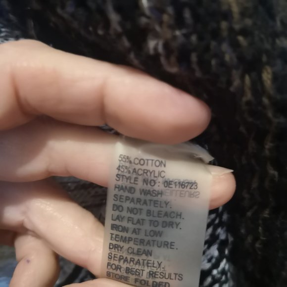 2/$40 Bianca Nygard women's open knit cardigan sweater - Picture 4 of 8